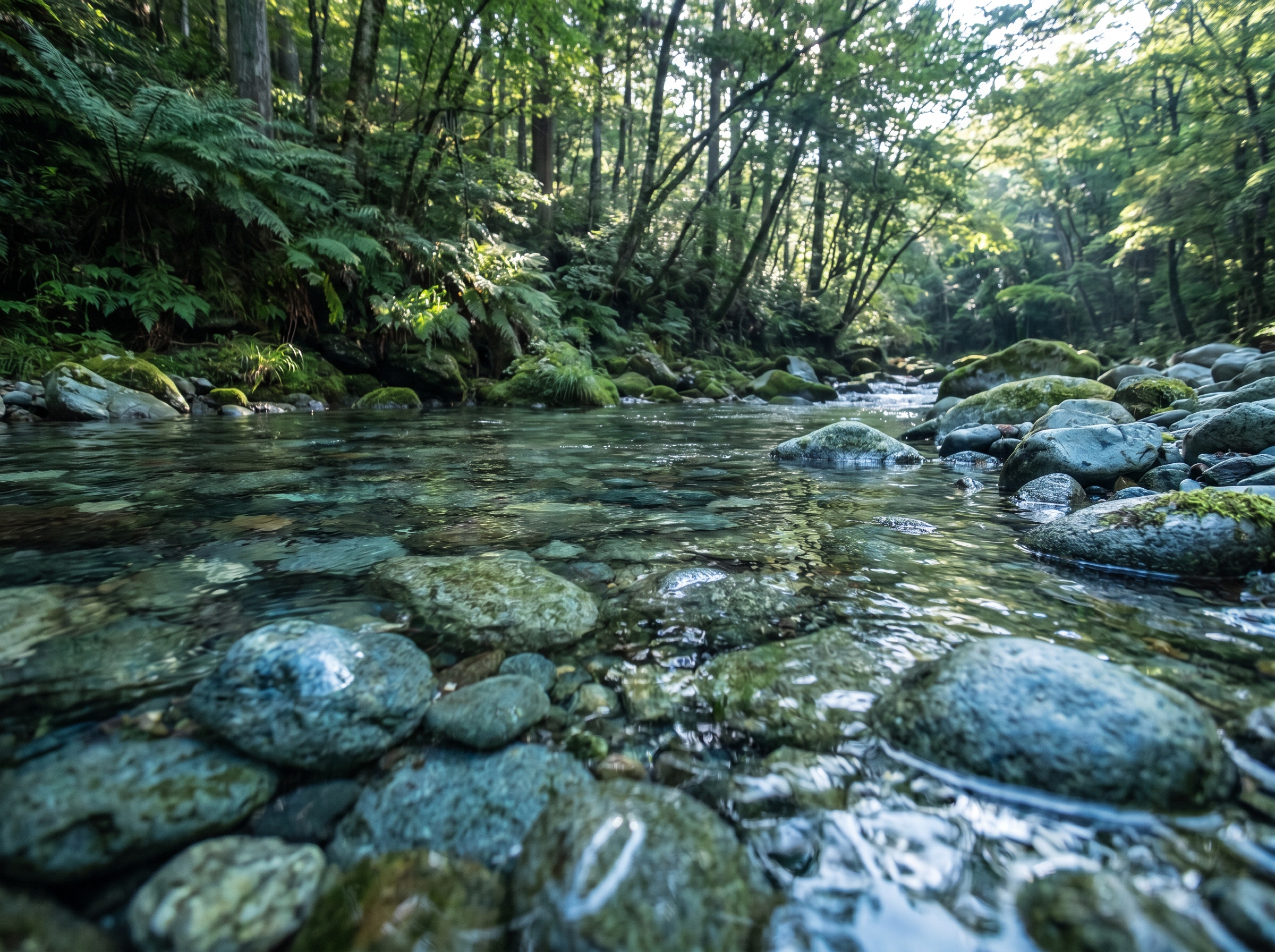 凪瀬川の清流